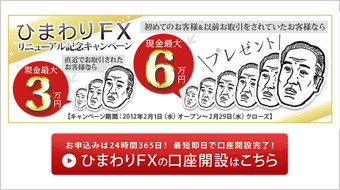 ひまわりFXリニューアル記念キャンペーン