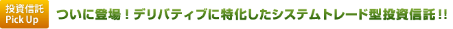 投資信託Pick Up　投資信託で日経平均株価指数を積極トレード！！　ひまわり証券おすすめ