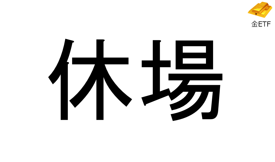 くりっく株365 金ETFチャート